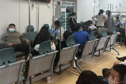 患者在醫(yī)院就診。圖片由西安交通大學(xué)第二附屬醫(yī)院提供