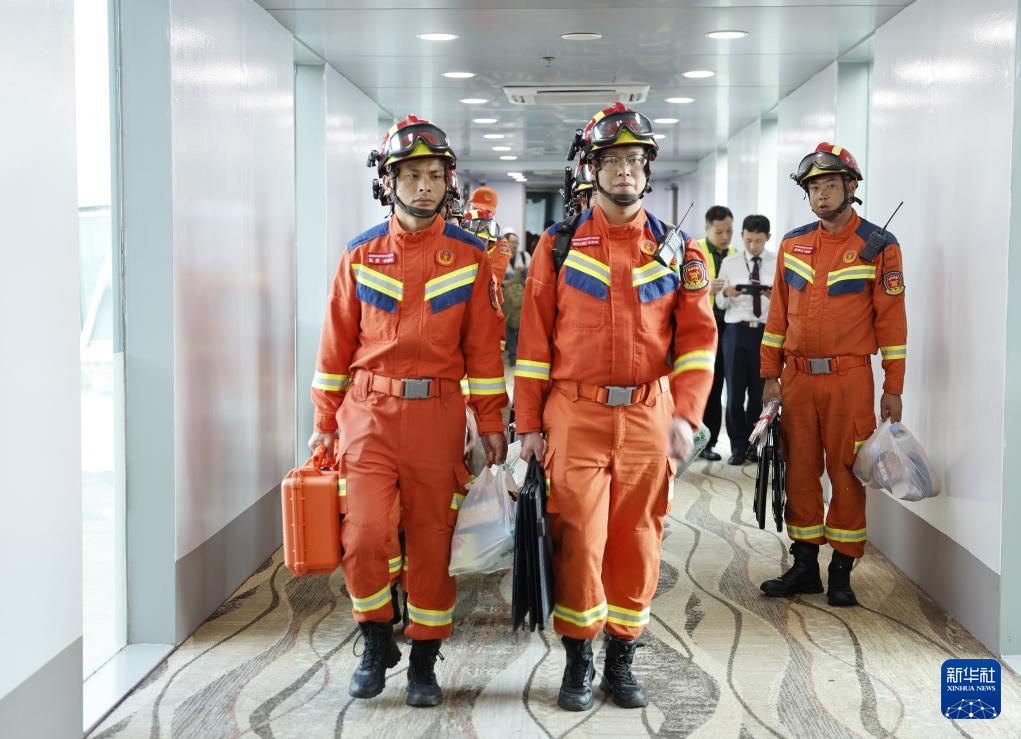 中國云南救援醫(yī)療隊(duì)抵達(dá)緬甸