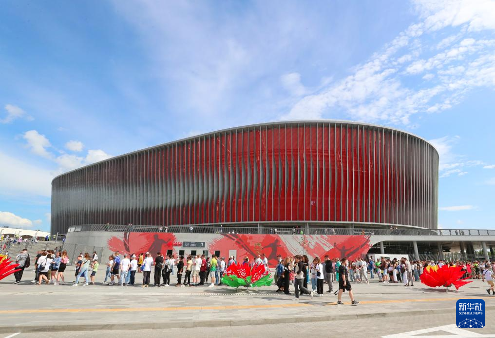 中國援白俄羅斯國家足球體育場(chǎng)正式啟用