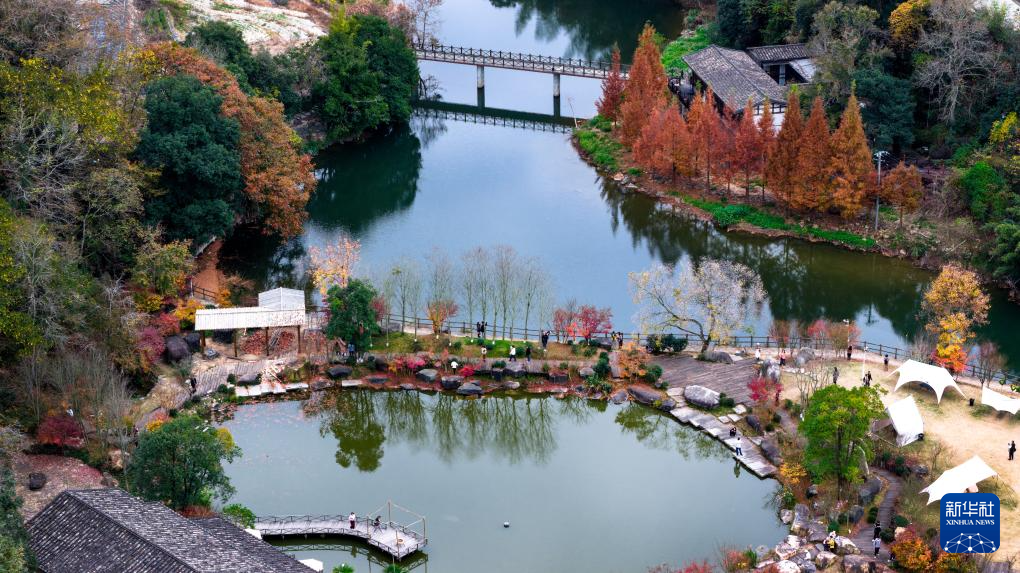 福州九峰村冬景迷人