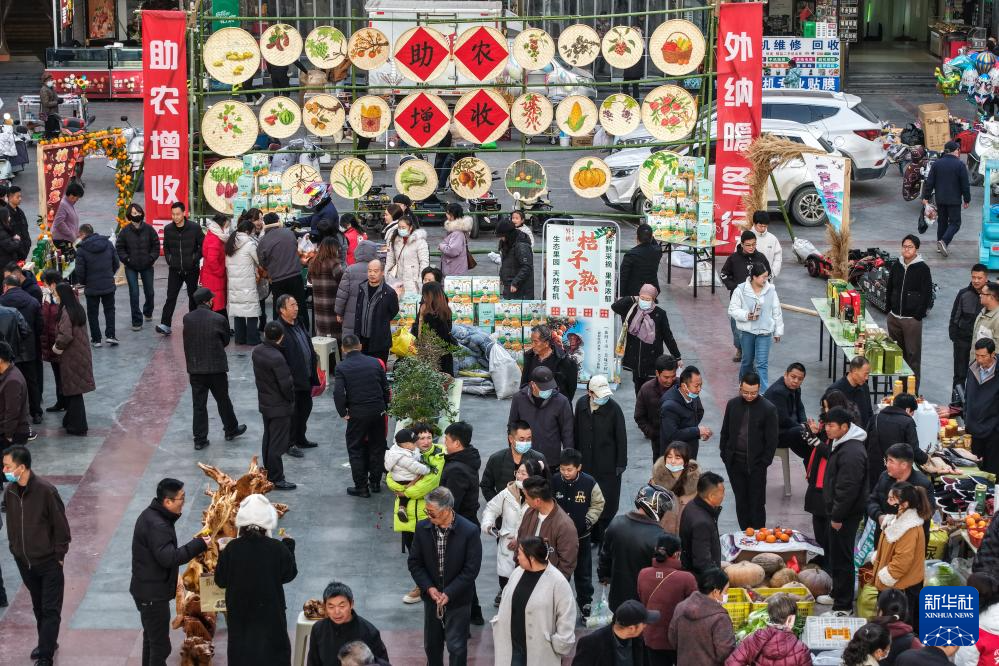 甘肅隴南：“冬至大集” 助農(nóng)增收